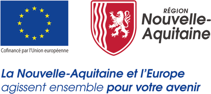 Cofinancé par l’Union européenne. Région Nouvelle-Aquitaine : la Nouvelle-Aquitaine et l’Europe agissent ensemble pour votre avenir